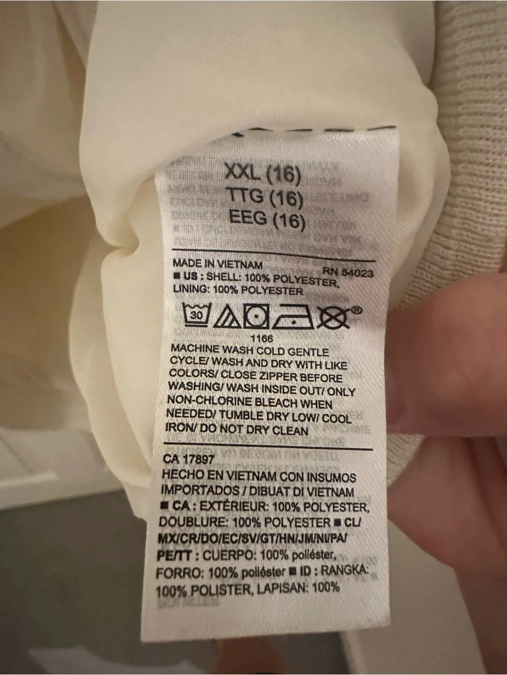 Old Navy Kid’s Cream Sherpa Bomber Jacket